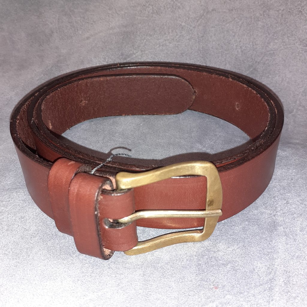 Top Quality Leather Waist Belt (Sports Buckle) - John Dick Leather Goods