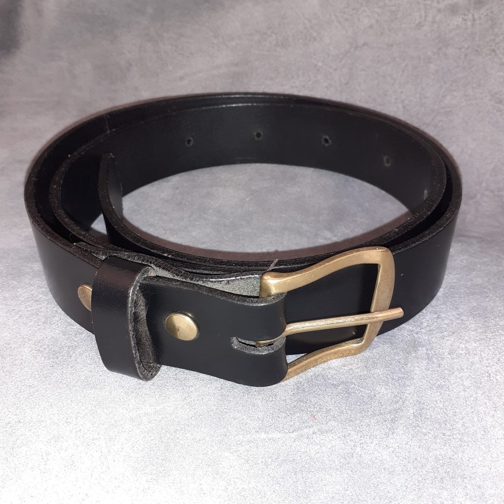 Top Quality Leather Waist Belt (Sports Buckle) - John Dick Leather Goods